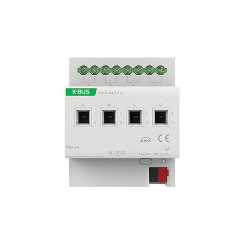 [ARCD-04/16.2 (Normal)] GVS KNX Switch Actuator 4-Fold, 16A, Current Mesurement