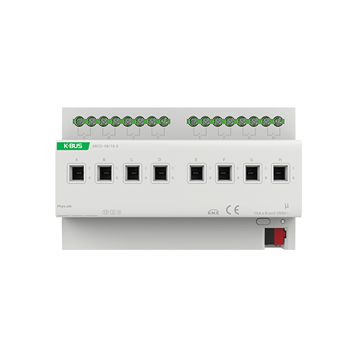 [ARCD-08/16.2 (Normal)] GVS KNX Switch Actuator 8-Fold, 16A, Current Mesurement
